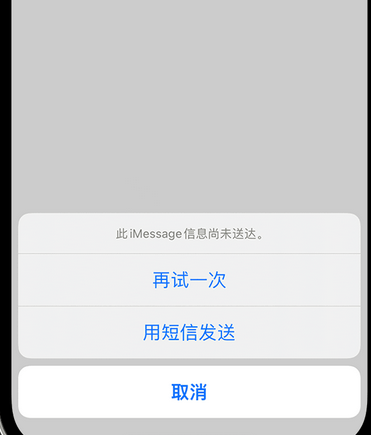 青山湖apple维修iPhone上无法正常发送iMessage信息