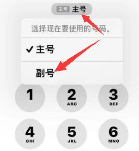 青山湖苹果14维修店分享iPhone 14 Pro Max使用副卡打电话的方法 