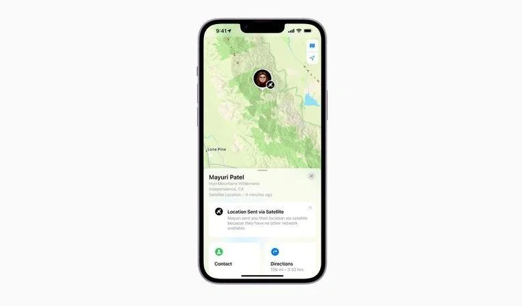 青山湖苹果14维修分享iPhone14系列中 FindMy功能通过卫星分享位置方法教程 